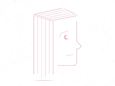 Girl draw girl illustration