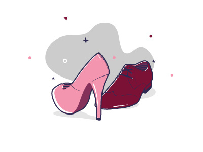 Shoes illustration shoes