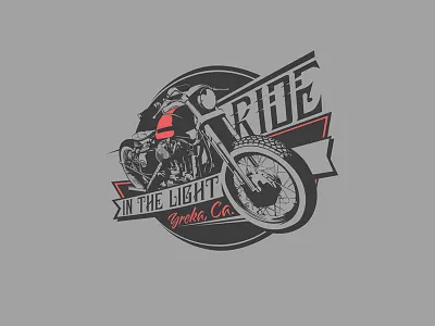 Ride design illustration motorcycle