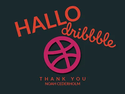Hallo Dribbble hallo
