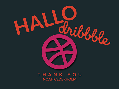 Hallo Dribbble hallo