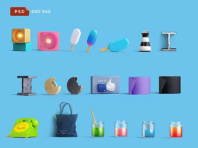 Day 040 daily mockup diy free freebie mockup premium psd scene creator scene generator