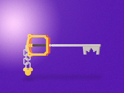 Keyblade! disney edwin carl capalla illustration illustrator keyblade kingdom hearts photoshop vector