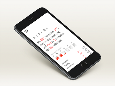 Weather app UX UI app clean ui ux weather