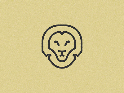 Lion - WIP art big cat line lion simple