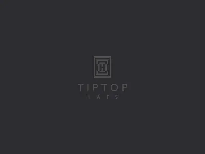 Tiptop Hats branding clothing fashion hats logo mark monogram symbol