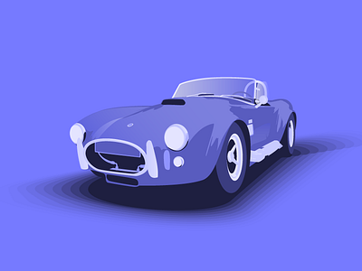 Shelby Cobra car cobra design graphic illustration purple shelby vector vectors