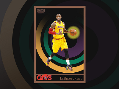 SkyBox Remake | LeBron James basketball design lebron james photoshop remake skybox