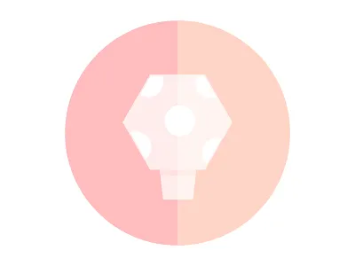 Mushroom graphic illustration illustrator minimal mushroom peach simple