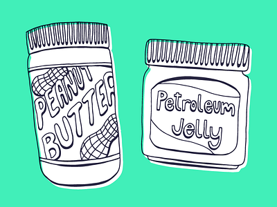 When you go to the store and get the wrong kind of PB&J illustration jelly peanut butter