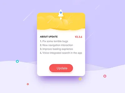 Update Dialog app dialog update