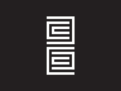 More Concepts geometric identity line logo mark minimal pattern simple square thick lines