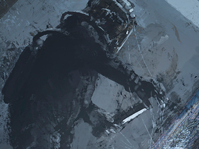 The Thing - warm-up sketch conceptart drawing exercise painterly painting rough