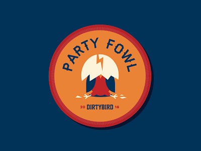 Party Fowl Merit Badge bird boyscout camp camper campout dirtybird egg fowl merit badge party party foul