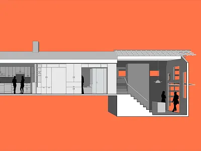 Maker Market animation still animation architecture architecture illustration design for architecture diagrams illustration still