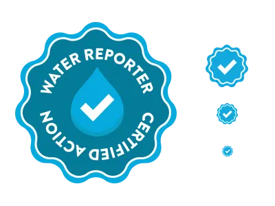 WaterReporter Action Badge and Multi-sized Icons badge icon mobile ui