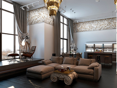 L_M_1 3d visualisation interior design