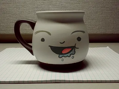 Tasty Mug cartoon drool mug series tasty wacom practice