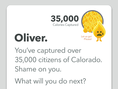 Calorado - Weekly Calorie Tracking Visualization - Commit analytics data health visualization