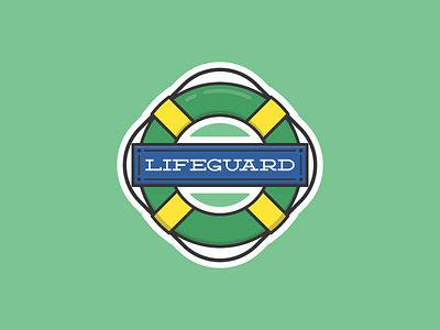 Olympic Lifeguard brazil lifeguard lifering olympics rio sticker