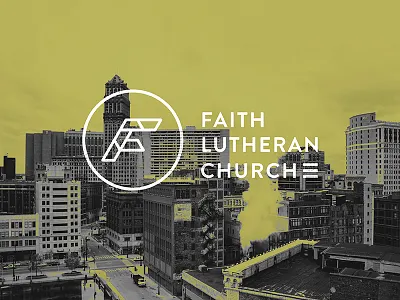 Faith Lutheran branding branding christian church faith identity logo