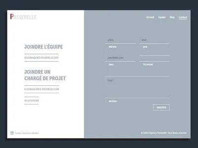 Contact us - Passerelle contact contact form contact page passerelle