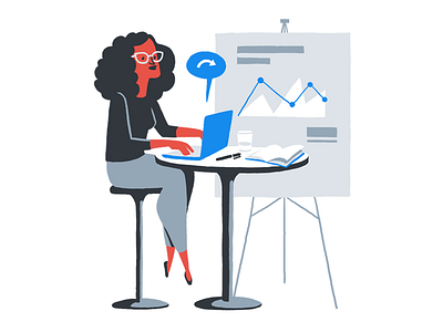 Rundl - Business Meeting brand illustrations business minimal colours