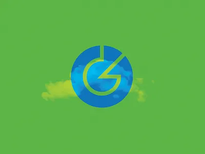 Logo Concept cloud icon letterform logo