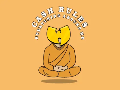 Wu-Tang Monk graphic design illustration wallpaper wu tang