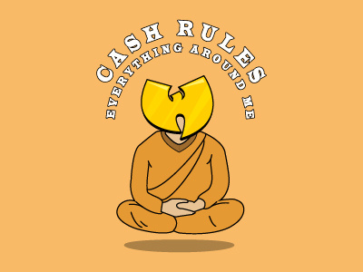 Wu-Tang Monk graphic design illustration wallpaper wu tang