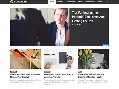 Free Wordpress Blog Theme - Powered by WPExplorer blog blogging flat free free wordpress theme freebie freebies grid masonry templates themes wordpress