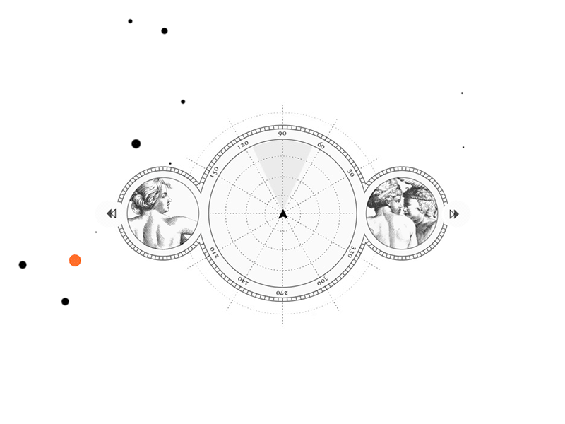 Radar - Switch constellation navigation element radar ui