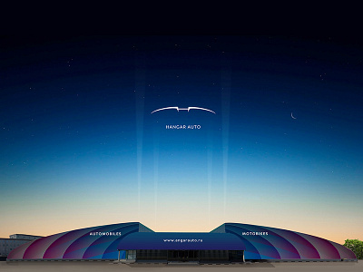 Hangar Auto arhitecture branding