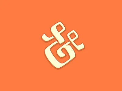 Ampersand ampersand custom lettering outline t shirt tee type typography vector