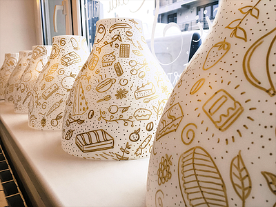 Devava Ikea Lamps Pattern cofetarie cookie devava fruits gold ikea marker pastry pastry shop pattern posca sweets