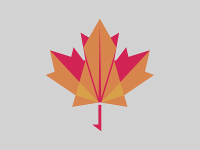 Maple Leaf brand branding color colour funeral identity leaf logo maple