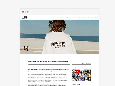 B2B Media | Blog post blog photography website design