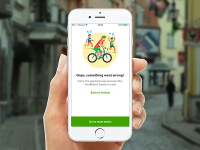 Marathon App app design error interface ios iphone marathon mobile state tallinn ui ux