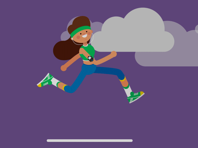 Here comes the sun... animation design games graphics illustration jogger motion olympic olympics running sport woman