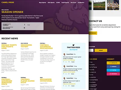 Camel Pride 4.0 athlete ball baseball basketball box score football high school kentucky schedule score sport sports