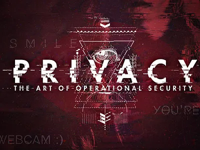 Privacy Poster colour design glitch infographic jack jack leonard movie netflix poster privacy red surveillance