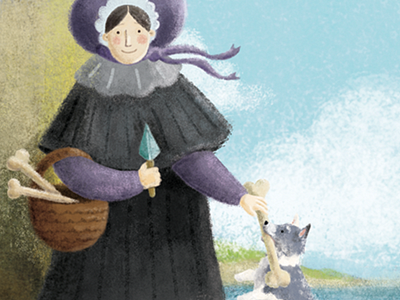 Mary Anning - paleontologist dinosaurs excavating lyme regis mary anning paleontologist tray