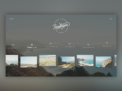 Roadtrippin' Quick view design map maps photo photography road roadtrip trip ux web webdesign