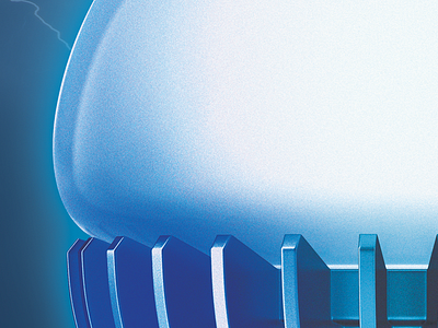 LED Detail 80s color fun horror illustration movie poster retro