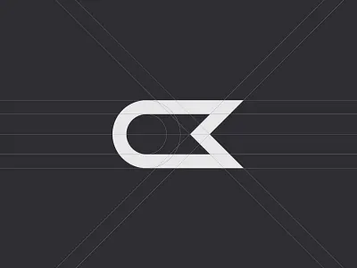 CK Logo Construction ck construction design guidelines guides illustration lines logo mark simple typography