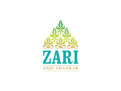 Zari branding clothing indian logo