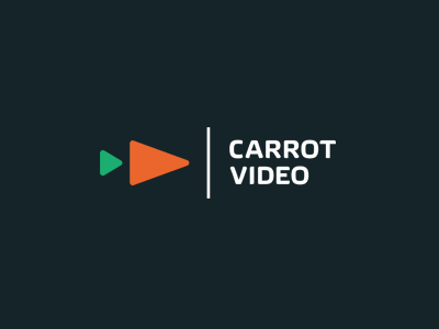 CarrotVideo art carrots logo play speed video