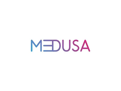 Medusa [jellyfish] logotype brand graphic design jellyfish logo logotype medusa sans serif shade word as image