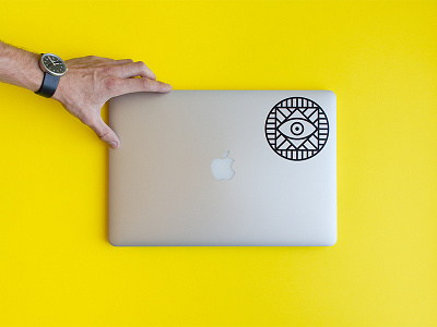 Stickermule transfer sticker branding icon lines logo macbook minimal simple sticker stickermule transfer