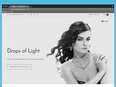 Jewelry Shop Theme Sneak Peek ecommerce eshop jewelry shop woocommerce